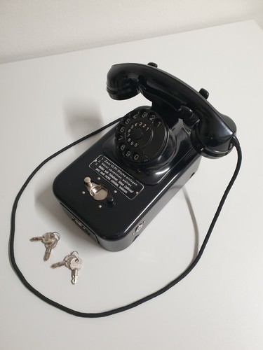 Altes telefon münztelefon - altes, mt