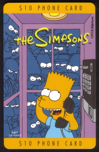 Bart simpson von den - 10, $.
