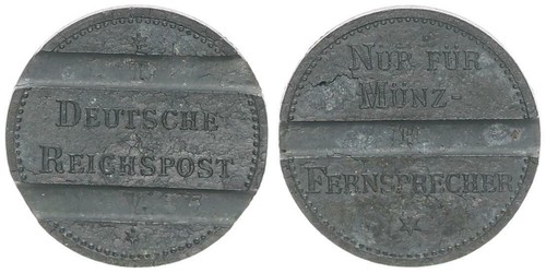 Reichspost wertmünze für - wertmünze,