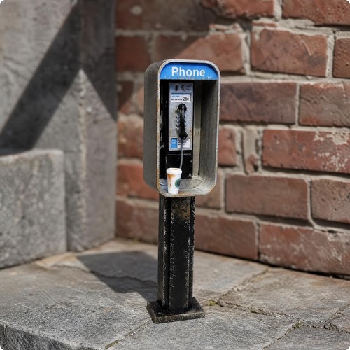 Miniatur münztelefon mit - miniatur-münztelefon,