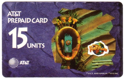 15u flintstones telefonzelle - flintstones, (telefonzelle