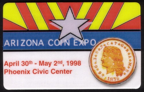 Arizona coin expo - coin, (04/98)