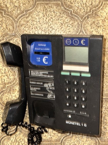 Münztelefon schwarz g - münztelefon,